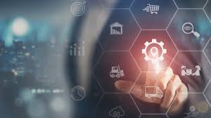 Shipping containers and cargo ship for logistics